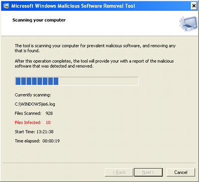 Malicious Software Removal Tool By Microsoft Anti-Malware Programs